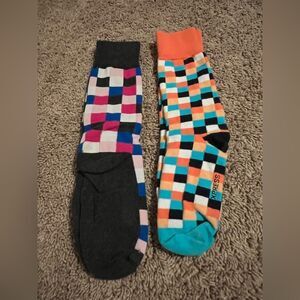 Express Colorful Checkered Men's Socks